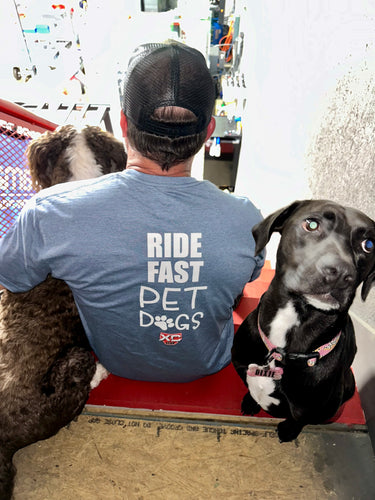 Short Sleeve T Shirt <Ride Fast and Pet Dogs>(ADULT)